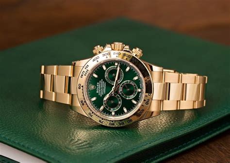 men's rolex with green face|Rolex green face price.